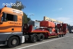 Transport maszyn 24 ton , pomoc drogowa, laweta Poznań